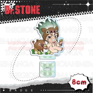 Standee DR.STONE BOAR 8cm acrylic mô hình anime chibi - Trang trí, giá 29.900đ