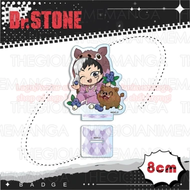 Standee DR.STONE BOAR 8cm acrylic mô hình anime chibi - Trang trí, giá 29.900đ