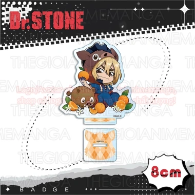 Standee DR.STONE BOAR 8cm acrylic mô hình anime chibi - Trang trí, giá 29.900đ
