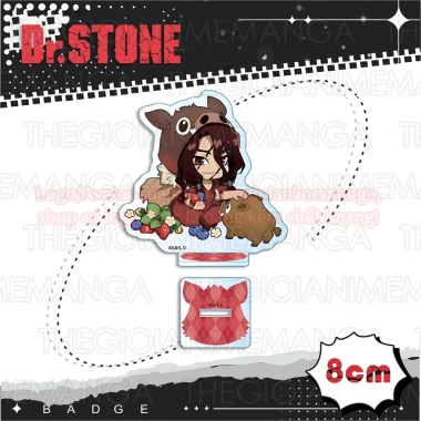 Standee DR.STONE BOAR 8cm acrylic mô hình anime chibi - Trang trí, giá 29.900đ