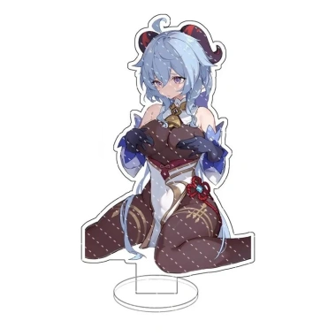 Standee Ganyu Acrylic Genshin Impact Mô hình cosplay anime trang trí bàn học 23.200 VND