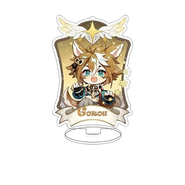 Standee Genshin Impact Kamisato Ayato Kazuha Scaramouche Ganyu - bàn học 23.200 VND