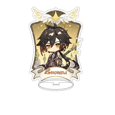 Standee Genshin Impact Kamisato Ayato Kazuha Scaramouche Ganyu - bàn học 23.200 VND