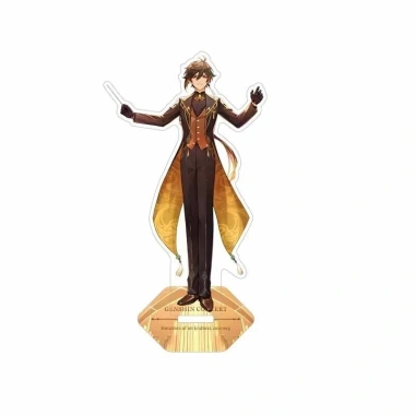 Standee Genshin Impact Zhongli Xiao Tartaglia Albedo Ganyu Eula - Phụ kiện trang trí bàn học, còn 23.200đ giảm từ 29.232đ