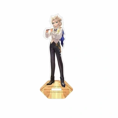 Standee Genshin Impact Zhongli Xiao Tartaglia Albedo Ganyu Eula - Phụ kiện trang trí bàn học, còn 23.200đ giảm từ 29.232đ