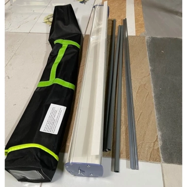 Standee giá cuốn, roll up banner nhựa cao cấp 2 kt 0.6x1.6m & 0.8x2m - chỉ 139.000 VND 2