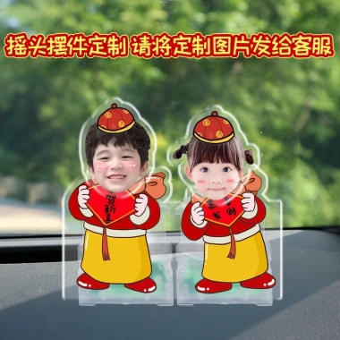 Standee lắc đầu Tết in theo yêu cầu, chạy pin, giá 49.000đ, Trí Decor Shop 6