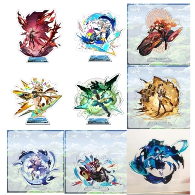 Standee Mica Acrylic Genshin Impact 15cm - Zhongli Xiao Yelan Kazuha Ayaka Ganyu - Giá 45.000 VND, cũ 58.050 VND