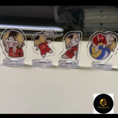 Standee mini Kenma Haikyuu Vô Tri chibi acrylic - Mica anime trang trí xinh xắn 3cm, chỉ 10k