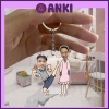 Standee móc khóa cặp đôi siêu bựa cute - mẫu thiết kế sưu tập, móc kháo mica, quà cặp đôi - 29.000 VND 5