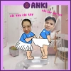 Standee móc khóa cặp đôi siêu bựa cute - mẫu thiết kế sưu tập, móc kháo mica, quà cặp đôi - 29.000 VND 7
