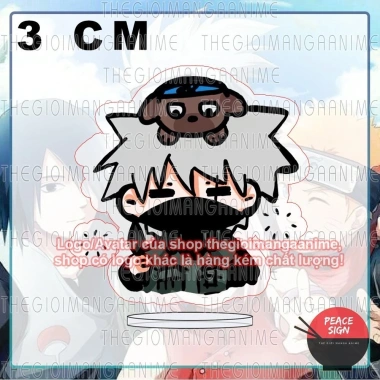 Standee Naruto 3cm Chibi Acrylic Mica - Mô hình anime trang trí trưng bày 10.000đ