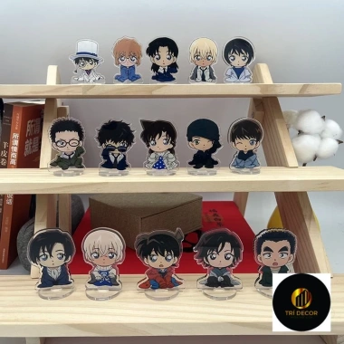 Standee Thám tử Lừng Danh Conan 3cm Chibi Acrylic Mica - Đồ trang trí anime trẻ con, giá 15.000₫