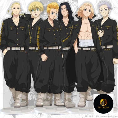 Standee Tokyo Revengers Mikey Draken Baji Sano Manjiro - Trang trí bàn học 14.500₫
