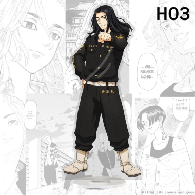 Standee Tokyo Revengers Mikey Draken Baji Sano Manjiro - Trang trí bàn học 14.500₫