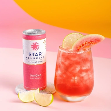 STAR Kombucha Mix 4 vị Cam Đào, Ổi Hồng, Lựu Đỏ, Xoài Kiwi - Siêu Dễ Uống, Giá Ưu Đãi 113.900đ 4