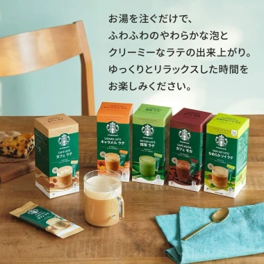 Starbucks Matcha Latte Nội Địa Nhật Đủ Vị - Hộp 4 gói, Giá ưu đãi 115k 5 Starbucks Matcha Latte Nội Địa Nhật Đủ Vị - Hộp 4 gói, Giá ưu đãi 115k 5