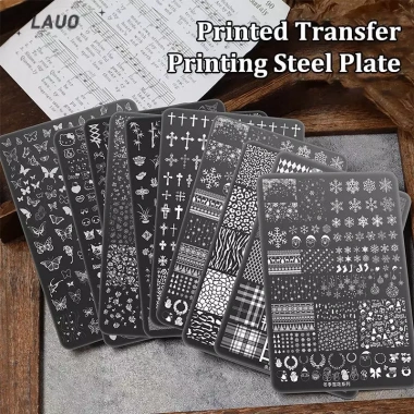 Stencils Móng Tay Springevenstar - Dập Tấm Hoạt Hình Hoa Họa Tiết - 48.620₫