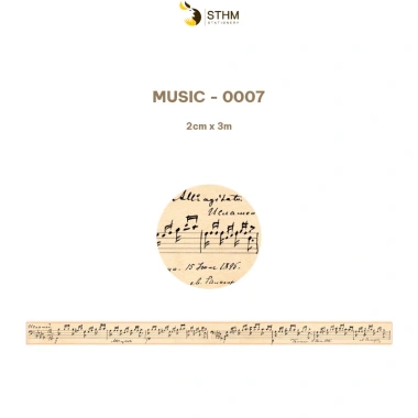 STHM CT Washitape Vintage Lẻ Cuộn - Băng Dính Trang Trí Sổ, Giá 41.000₫ 13