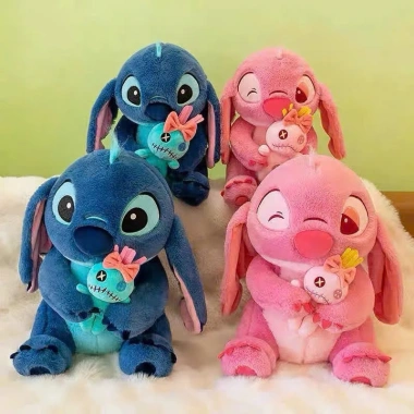 Stick ôm vịt con gấu bông thú bông Stitch mẫu mới lông thỏ - Giá ưu đãi 179k 8