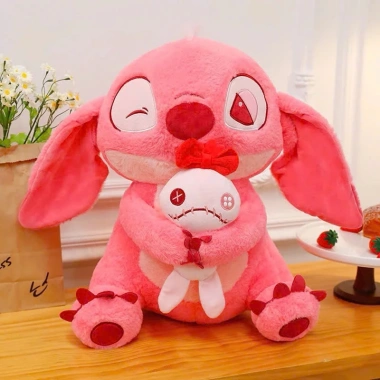 Stick ôm vịt con gấu bông thú bông Stitch mẫu mới lông thỏ - Giá ưu đãi 179k 17