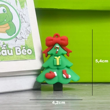 Sticker 3D Giáng Sinh: Ông già Noel, Santa, Cây thông, Người tuyết, Tuần lộc – 18.000₫