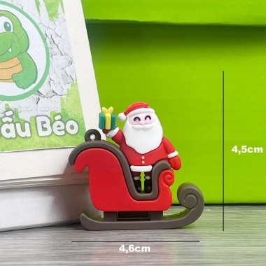 Sticker 3D Giáng Sinh: Ông già Noel, Santa, Cây thông, Người tuyết, Tuần lộc – 18.000₫