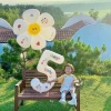 Sticker Bóng Số Sinh Nhật Trắng Decal Trang Trí Phong Cách Hàn Quốc Giá 11.400đ 5