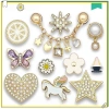 Sticker Charm Kim Loại Khóa Giày - Hoa Cúc Kim Cương Ngôi Sao, Phong Cách Nữ Tính, Giá 13.500₫