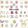 Sticker Charm Kim Loại Nút Dép Anh Đào - Trang Trí Giày Có Lỗ, Giá 13.000₫ 3