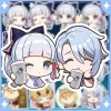 Sticker chibi Genshin Heytea x Ganyu Shenhe Ayaka Ayato - Giá ưu đãi 20.000đ (đã giảm) 3