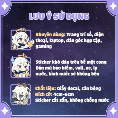 Sticker chibi Genshin Heytea x Ganyu Shenhe Ayaka Ayato - Giá ưu đãi 20.000đ (đã giảm)