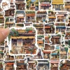 Sticker chống nước 10/20/50 cái style art Nhật Bản vintage dán mũ bảo hiểm Giá 25.000 VND 2