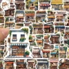 Sticker chống nước 10/20/50 cái style art Nhật Bản vintage dán mũ bảo hiểm Giá 25.000 VND 3