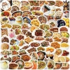 Sticker chống nước 20/40/90 cái Dim Sum dán bàn ghế laptop CN50 - 25.000