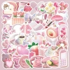 Sticker chống nước 3D Hồng Dễ Thương - Set 5/10/20/50 Cái Dán Bàn Ghế Laptop Giảm 25.000 VNĐ