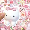 Sticker chống nước 3D Hồng Dễ Thương - Set 5/10/20/50 Cái Dán Bàn Ghế Laptop Giảm 25.000 VNĐ 5