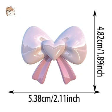 Sticker chống nước 3D Hồng Dễ Thương - Set 5/10/20/50 Cái Dán Bàn Ghế Laptop Giảm 25.000 VNĐ 7