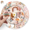 Sticker chống nước A8 10/20/50 miếng Câu Nói Động Lực Tiếng Anh Màu Nâu Vintage Dán Mũ Bảo Hiểm Giá Rẻ 25k 3