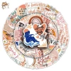Sticker chống nước A8 10/20/50 miếng Câu Nói Động Lực Tiếng Anh Màu Nâu Vintage Dán Mũ Bảo Hiểm Giá Rẻ 25k 4