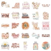 Sticker chống nước A8 10/20/50 miếng Câu Nói Động Lực Tiếng Anh Màu Nâu Vintage Dán Mũ Bảo Hiểm Giá Rẻ 25k 5