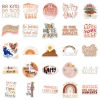 Sticker chống nước A8 10/20/50 miếng Câu Nói Động Lực Tiếng Anh Màu Nâu Vintage Dán Mũ Bảo Hiểm Giá Rẻ 25k 6