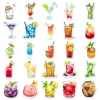 Sticker chống nước ART set 10/20/50 miếng dán đồ uống trà chanh mùa hè, bảo vệ bàn ghế, tủ, xe, laptop, đàn - 40.000₫ 6