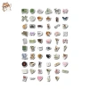 Sticker chống nước Âu Mỹ Xanh Hồng Retro - Set 10/20/50 dán bàn ghế tủ xe laptop CN655 4
