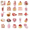 Sticker chống nước Bánh Ngọt, Sinh Nhật, Dâu Dễ Thương - Set 5/10/20/50 CN427 Giá chỉ 25.000đ 2