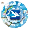 Sticker chống nước bầu trời xanh - Set 10/20/50, dán ghế, mũ, xe, giá 30.000 3