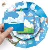 Sticker chống nước bầu trời xanh - Set 10/20/50, dán ghế, mũ, xe, giá 30.000 5