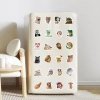 Sticker chống nước BÉ MÈO CUTE 20/50/100 miếng dán mũ bảo hiểm A12 giá 25.000₫ 6