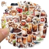 Sticker chống nước Cà Phê Đen 10/20/50 cái - Dán bàn ghế, tủ, xe, laptop, 25.000 VND 3