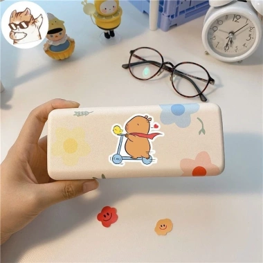 Sticker chống nước Capybara Cute Set 10/20/50 Dán bàn ghế, tivi, tủ lạnh, xe - Giá 30.000₫ 3